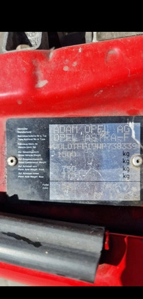 Opel Astra cena 5000 przebieg: 70295, rok produkcji 1998 z Łódź małe 121